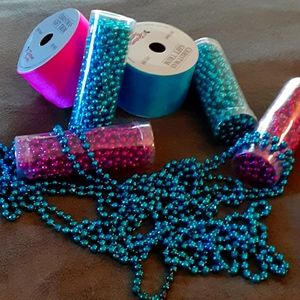 NWOT Decorative Gorgeous Ribbon & Beads